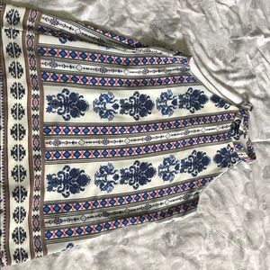 Charlotte Russe printed dress